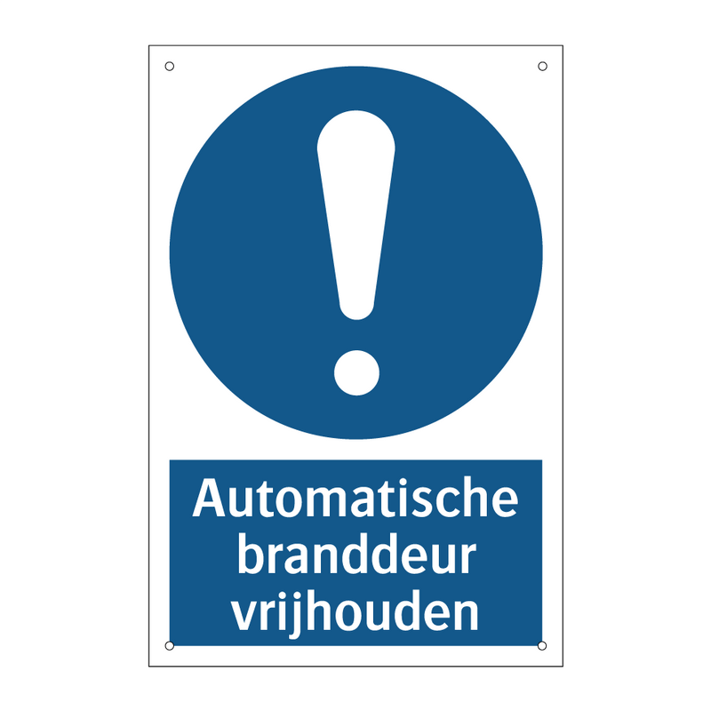 Automatische branddeur vrijhouden & Automatische branddeur vrijhouden