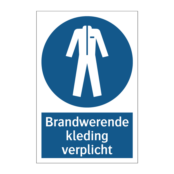 Brandwerende kleding verplicht & Brandwerende kleding verplicht & Brandwerende kleding verplicht