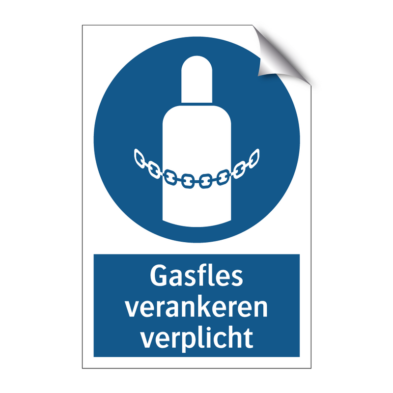 Gasfles verankeren verplicht & Gasfles verankeren verplicht & Gasfles verankeren verplicht