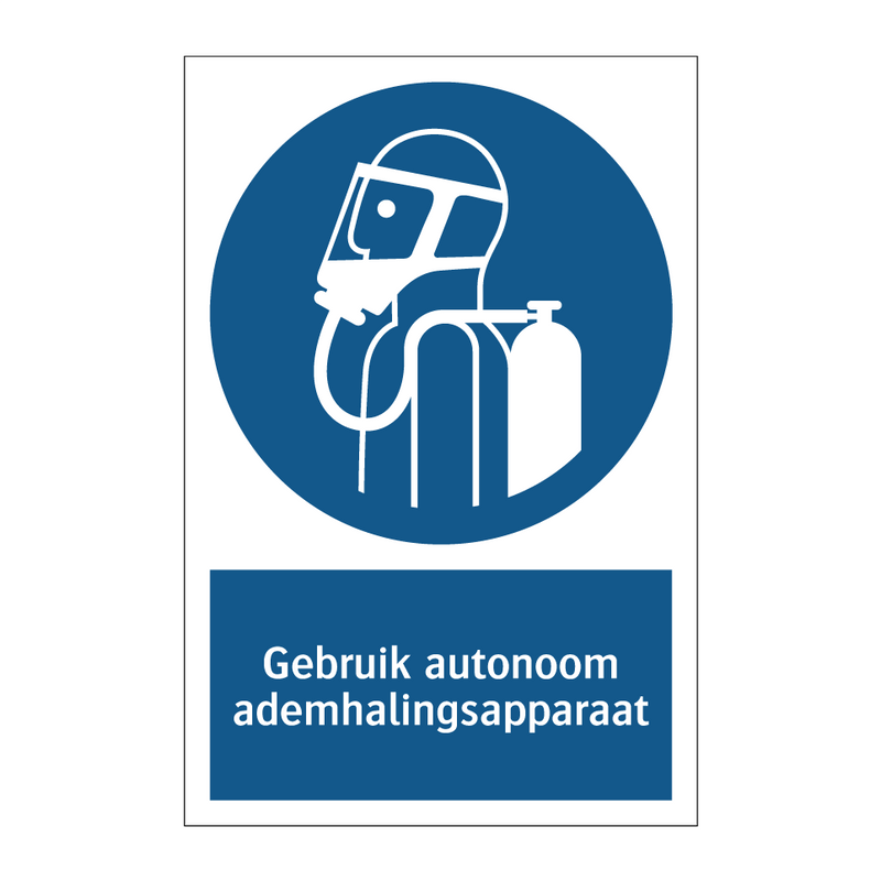 Gebruik autonoom ademhalingsapparaat & Gebruik autonoom ademhalingsapparaat