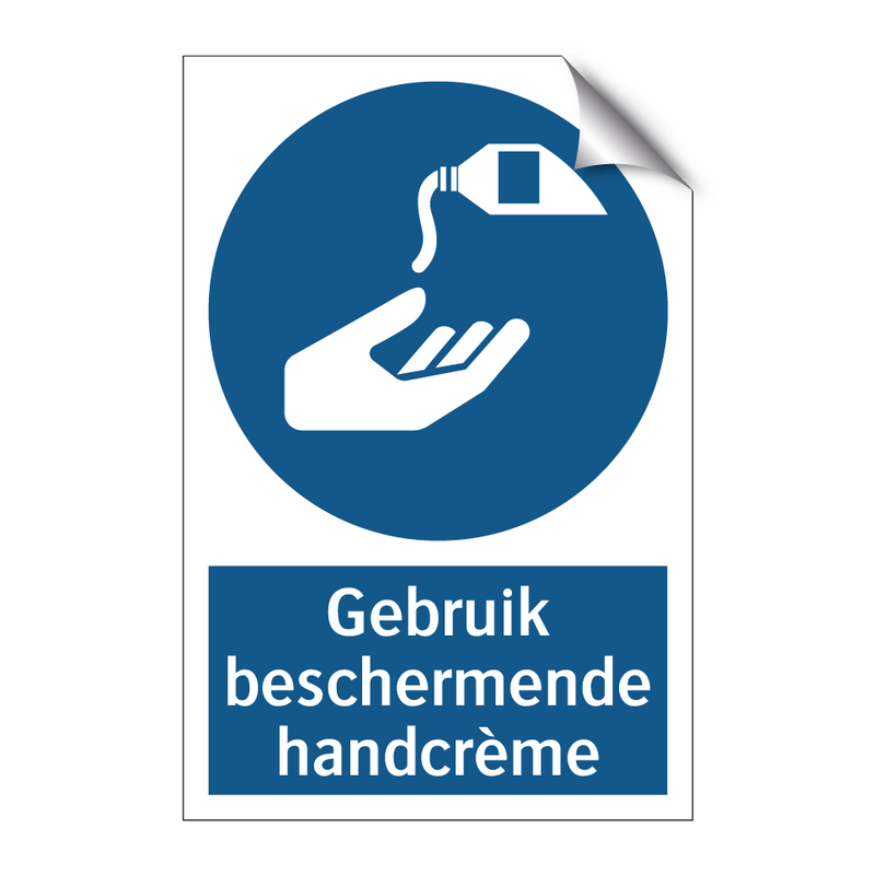 Gebruik beschermende handcrème & Gebruik beschermende handcrème & Gebruik beschermende handcrème