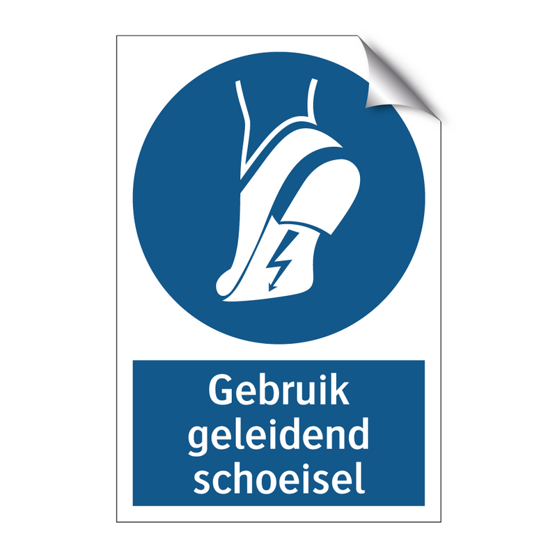 Gebruik geleidend schoeisel & Gebruik geleidend schoeisel & Gebruik geleidend schoeisel