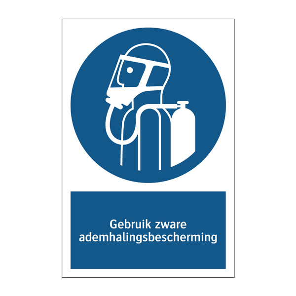 Gebruik zware ademhalingsbescherming & Gebruik zware ademhalingsbescherming