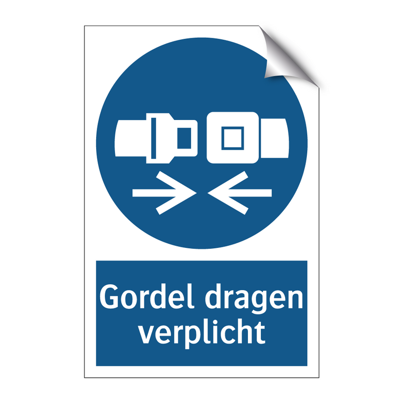 Gordel dragen verplicht & Gordel dragen verplicht & Gordel dragen verplicht