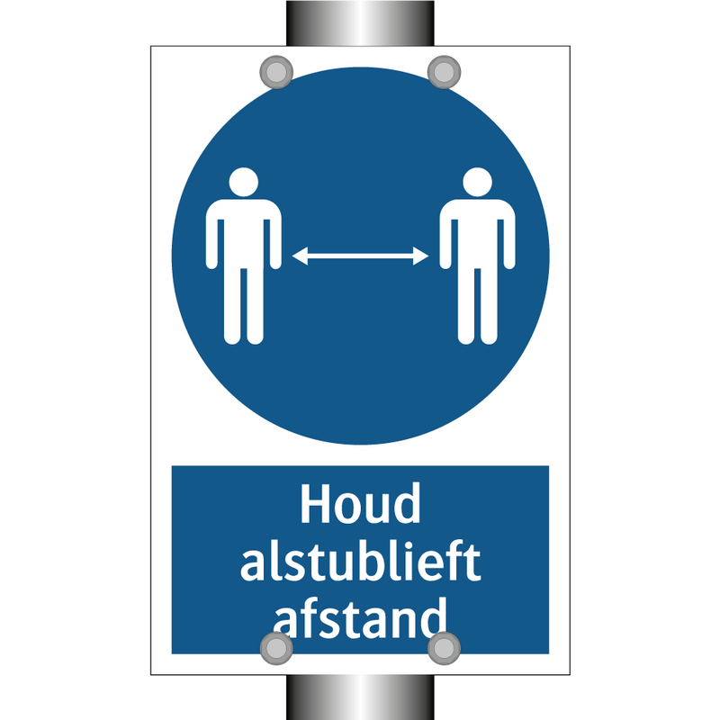 Houd alstublieft afstand & Houd alstublieft afstand & Houd alstublieft afstand