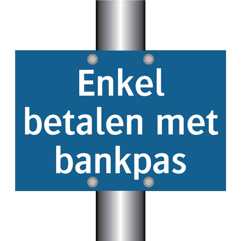 Enkel betalen met bankpas & Enkel betalen met bankpas & Enkel betalen met bankpas