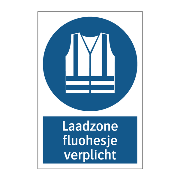 Laadzone fluohesje verplicht & Laadzone fluohesje verplicht & Laadzone fluohesje verplicht