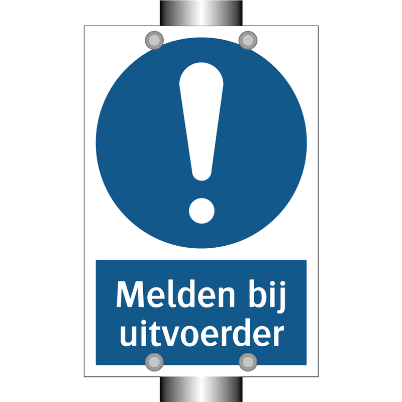 Melden bij uitvoerder & Melden bij uitvoerder & Melden bij uitvoerder & Melden bij uitvoerder