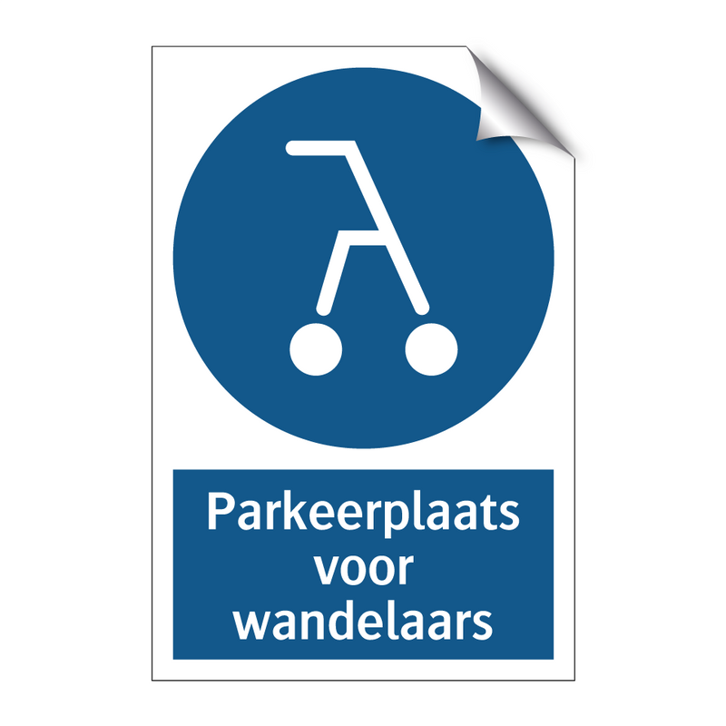 Parkeerplaats voor wandelaars & Parkeerplaats voor wandelaars & Parkeerplaats voor wandelaars