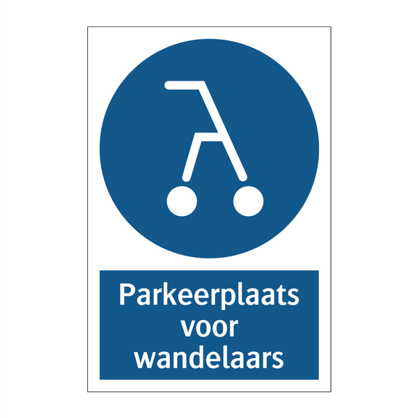 Parkeerplaats voor wandelaars & Parkeerplaats voor wandelaars & Parkeerplaats voor wandelaars