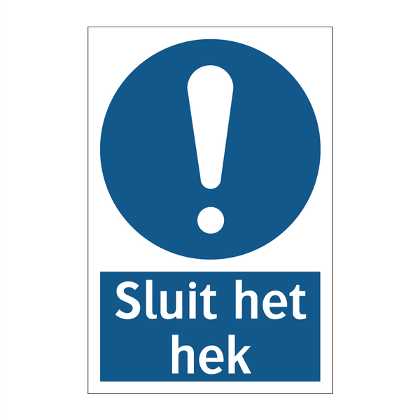 Sluit het hek & Sluit het hek & Sluit het hek & Sluit het hek & Sluit het hek & Sluit het hek