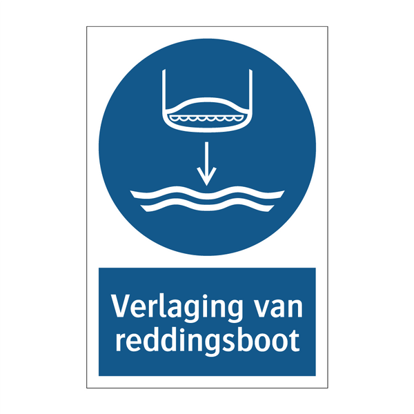 Verlaging van reddingsboot & Verlaging van reddingsboot & Verlaging van reddingsboot