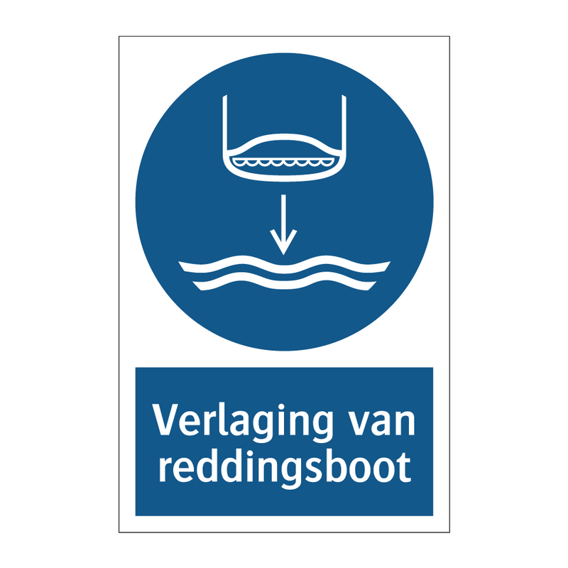 Verlaging van reddingsboot & Verlaging van reddingsboot & Verlaging van reddingsboot