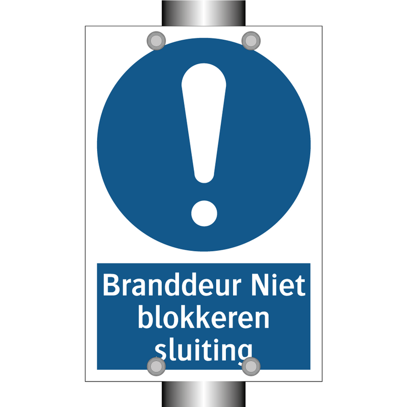 Branddeur Niet blokkeren sluiting & Branddeur Niet blokkeren sluiting