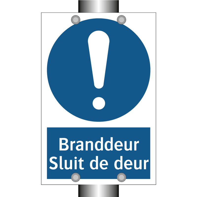 Branddeur Sluit de deur & Branddeur Sluit de deur & Branddeur Sluit de deur