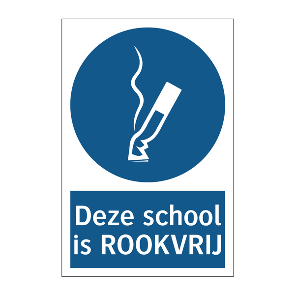 Deze school is ROOKVRIJ & Deze school is ROOKVRIJ & Deze school is ROOKVRIJ