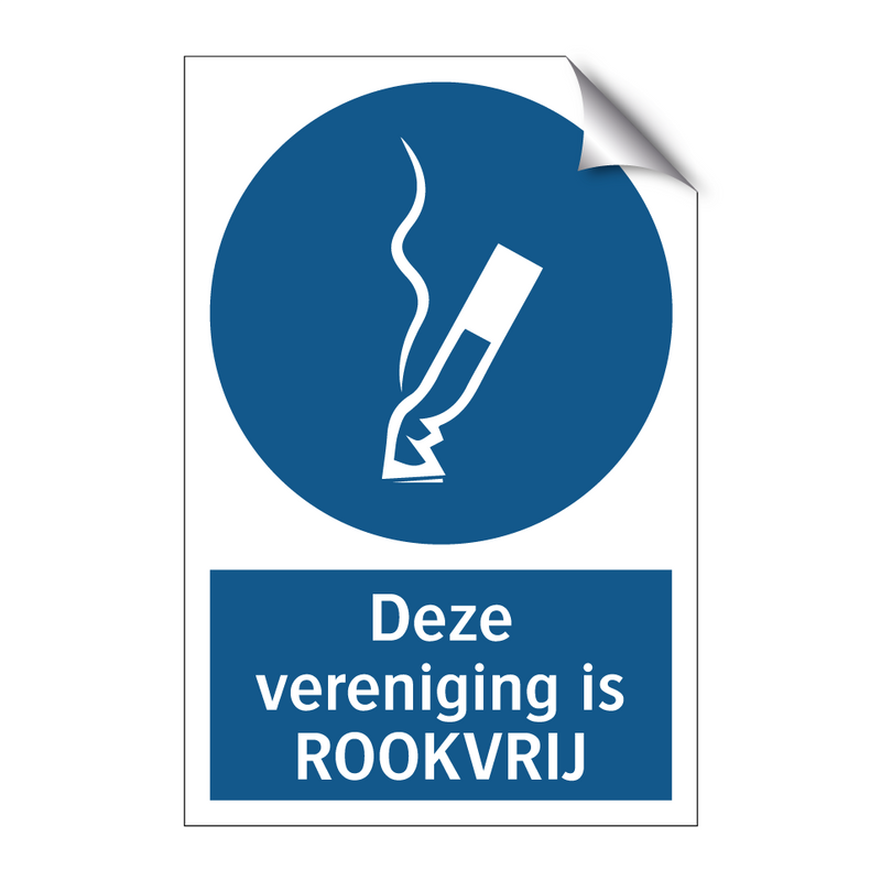 Deze vereniging is ROOKVRIJ & Deze vereniging is ROOKVRIJ & Deze vereniging is ROOKVRIJ