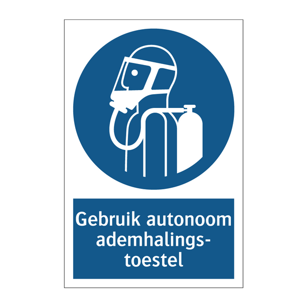 Gebruik autonoom ademhalings- toestel & Gebruik autonoom ademhalings- toestel