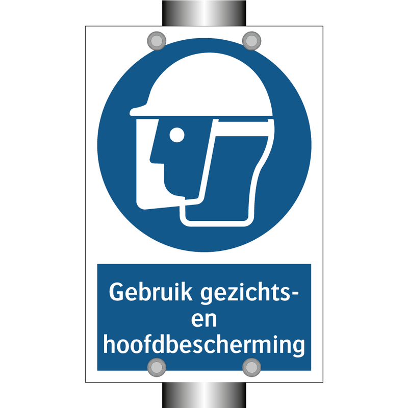 Gebruik gezichts- en hoofdbescherming & Gebruik gezichts- en hoofdbescherming