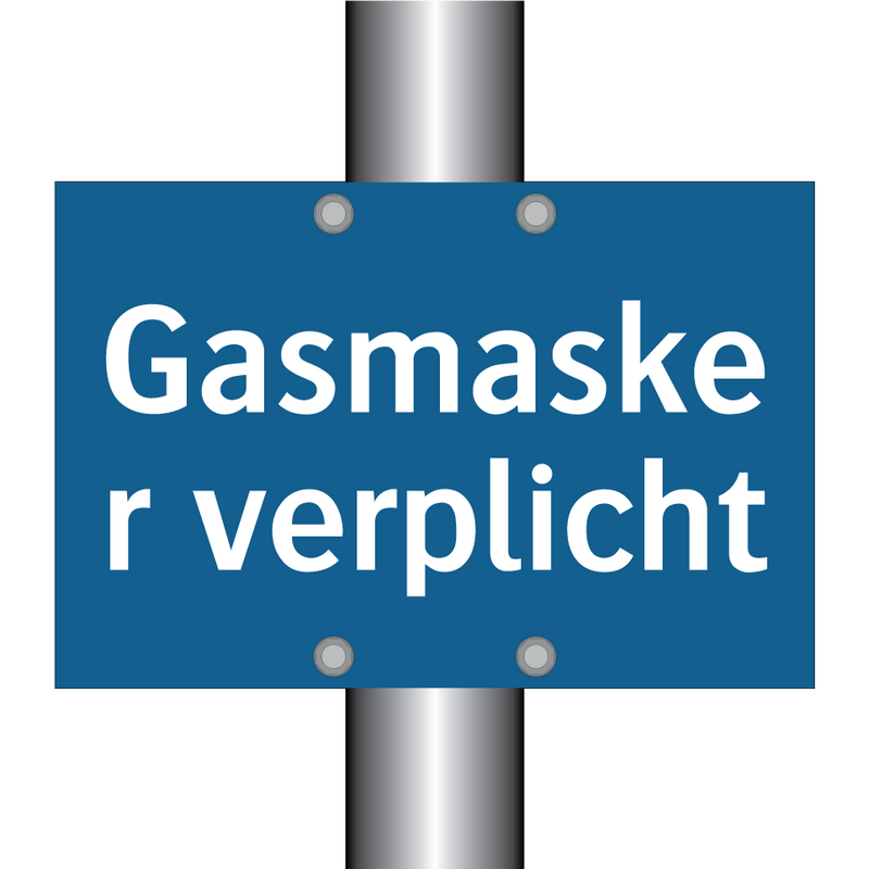 Gasmasker verplicht & Gasmasker verplicht & Gasmasker verplicht & Gasmasker verplicht