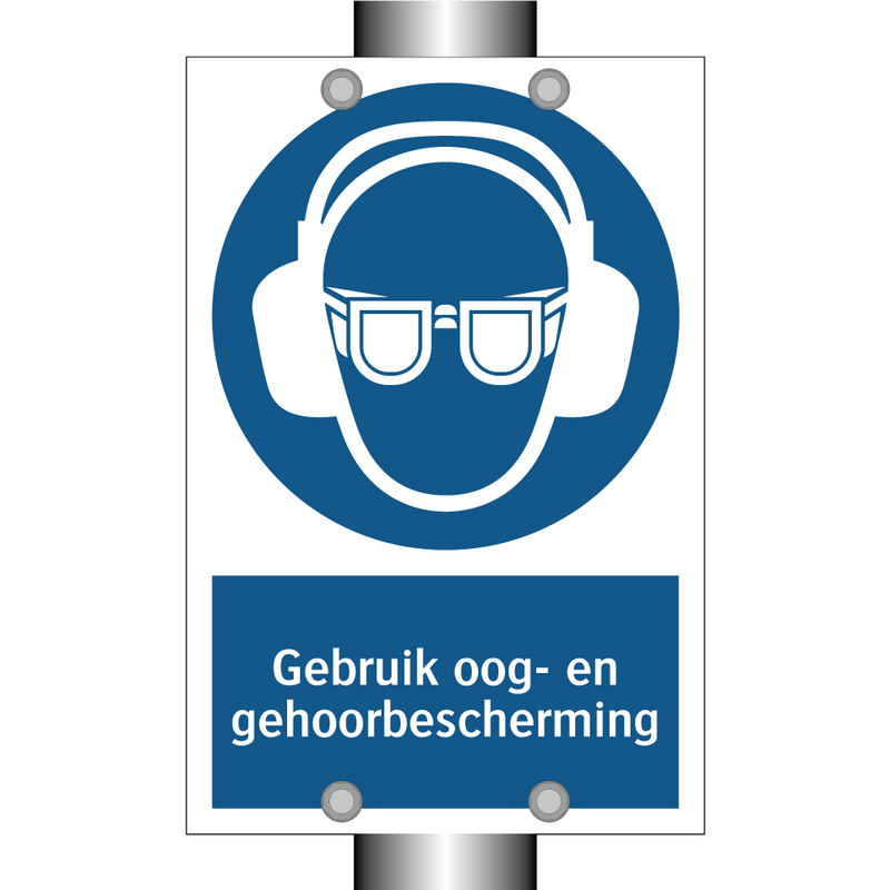 Gebruik oog- en gehoorbescherming & Gebruik oog- en gehoorbescherming