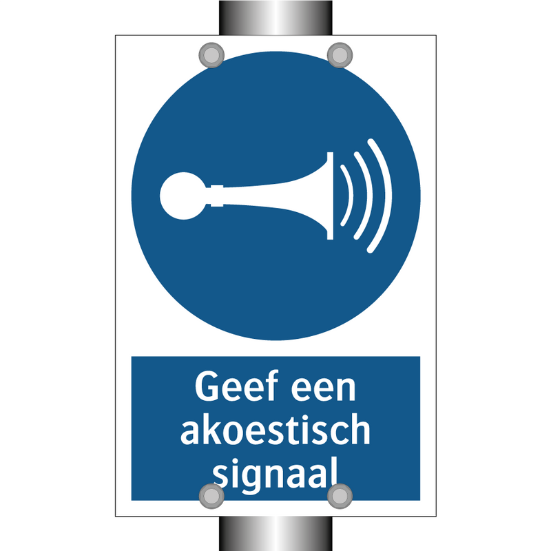 Geef een akoestisch signaal & Geef een akoestisch signaal & Geef een akoestisch signaal