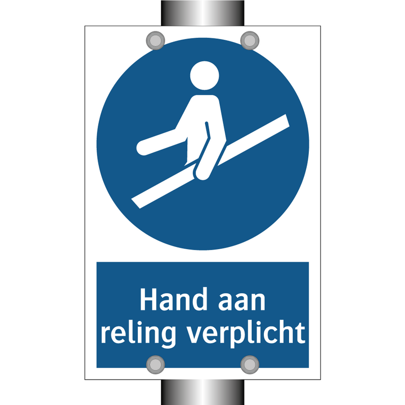 Hand aan reling verplicht & Hand aan reling verplicht & Hand aan reling verplicht