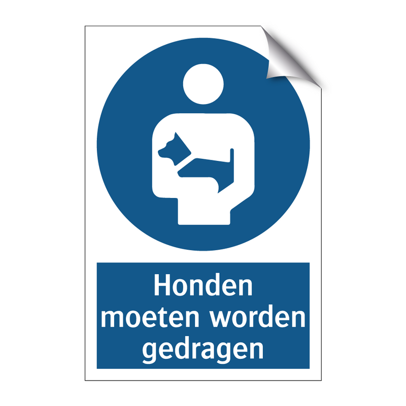 Honden moeten worden gedragen & Honden moeten worden gedragen & Honden moeten worden gedragen