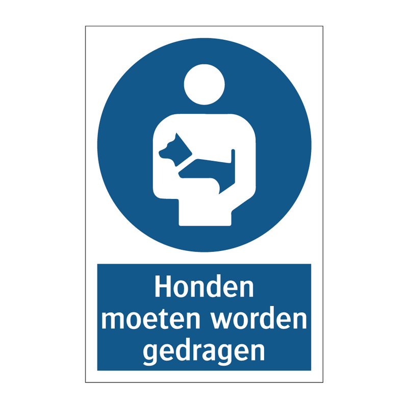 Honden moeten worden gedragen & Honden moeten worden gedragen & Honden moeten worden gedragen