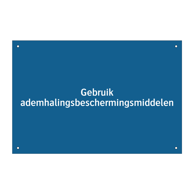 Gebruik ademhalingsbeschermingsmiddelen & Gebruik ademhalingsbeschermingsmiddelen