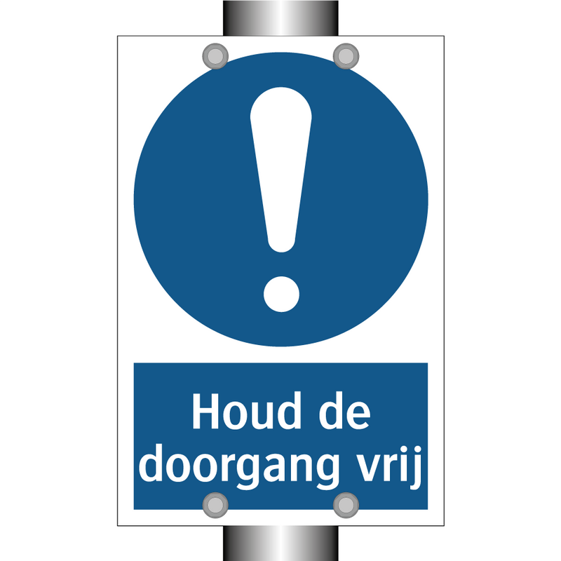 Houd de doorgang vrij & Houd de doorgang vrij & Houd de doorgang vrij & Houd de doorgang vrij