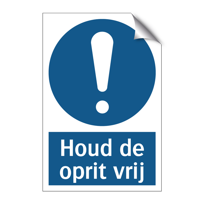 Houd de oprit vrij & Houd de oprit vrij & Houd de oprit vrij & Houd de oprit vrij