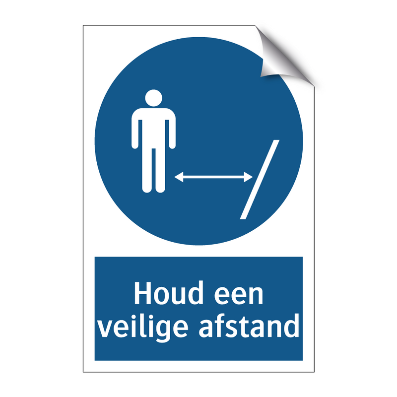 Houd een veilige afstand & Houd een veilige afstand & Houd een veilige afstand