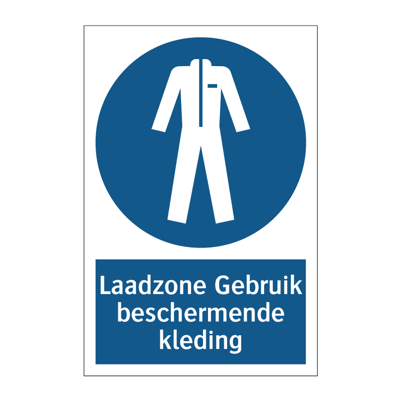 Laadzone Gebruik beschermende kleding & Laadzone Gebruik beschermende kleding