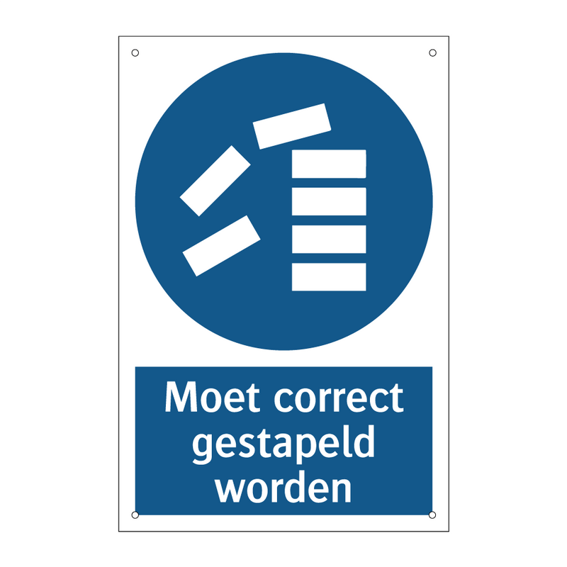 Moet correct gestapeld worden & Moet correct gestapeld worden & Moet correct gestapeld worden