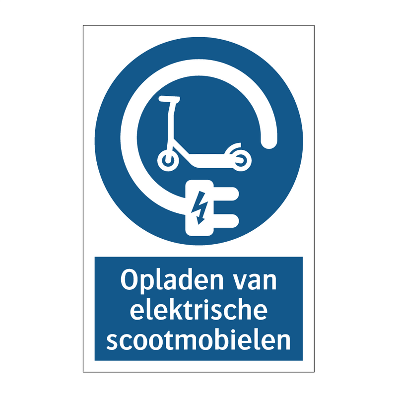 Opladen van elektrische scootmobielen & Opladen van elektrische scootmobielen