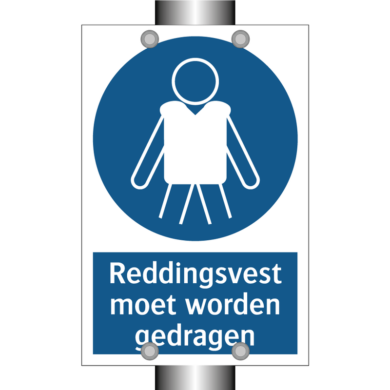 Reddingsvest moet worden gedragen & Reddingsvest moet worden gedragen