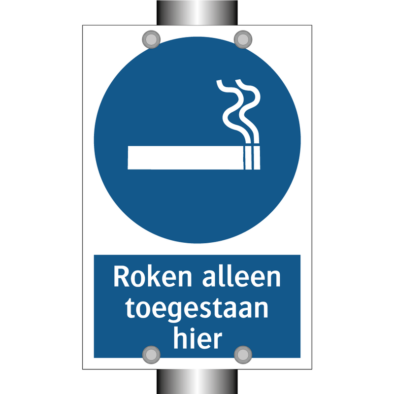 Roken alleen toegestaan hier & Roken alleen toegestaan hier & Roken alleen toegestaan hier