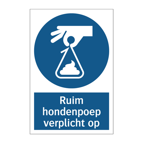 Ruim hondenpoep verplicht op & Ruim hondenpoep verplicht op & Ruim hondenpoep verplicht op