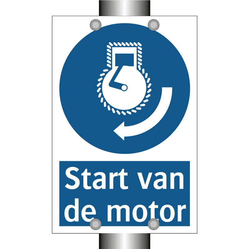 Start van de motor & Start van de motor & Start van de motor & Start van de motor