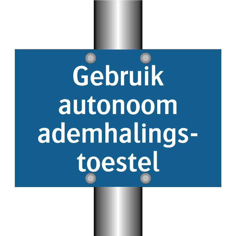 Gebruik autonoom ademhalings- toestel & Gebruik autonoom ademhalings- toestel