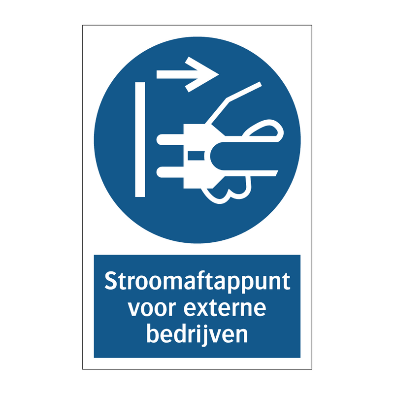 Stroomaftappunt voor externe bedrijven & Stroomaftappunt voor externe bedrijven