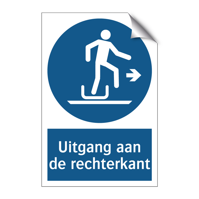 Uitgang aan de rechterkant & Uitgang aan de rechterkant & Uitgang aan de rechterkant