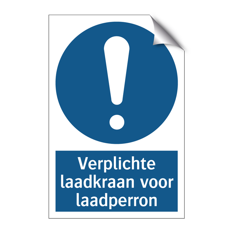 Verplichte laadkraan voor laadperron & Verplichte laadkraan voor laadperron