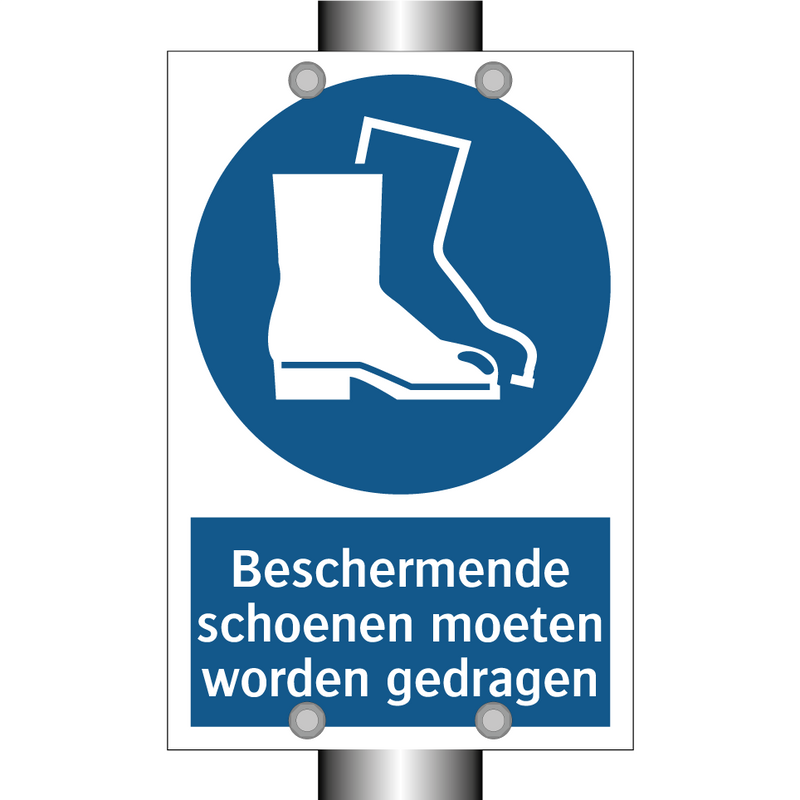 Beschermende schoenen moeten worden gedragen & Beschermende schoenen moeten worden gedragen