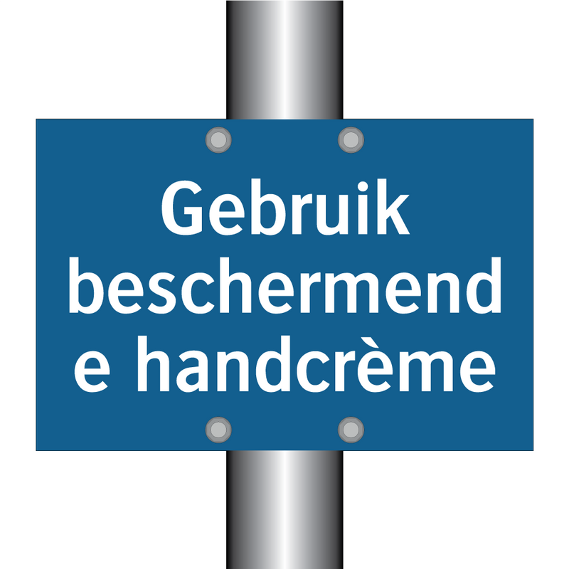 Gebruik beschermende handcrème & Gebruik beschermende handcrème & Gebruik beschermende handcrème