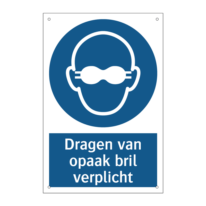 Dragen van opaak bril verplicht & Dragen van opaak bril verplicht & Dragen van opaak bril verplicht