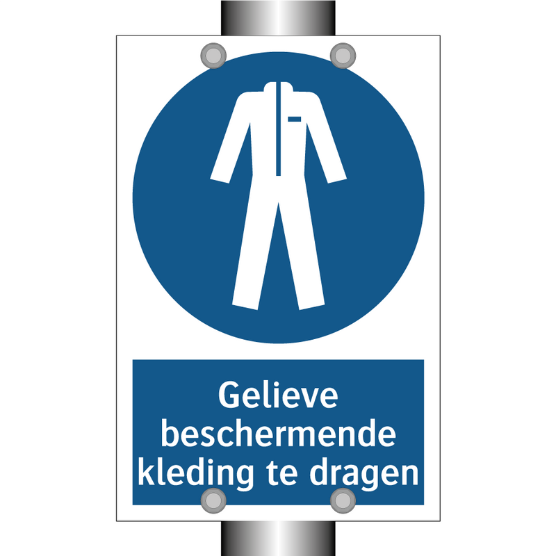 Gelieve beschermende kleding te dragen & Gelieve beschermende kleding te dragen