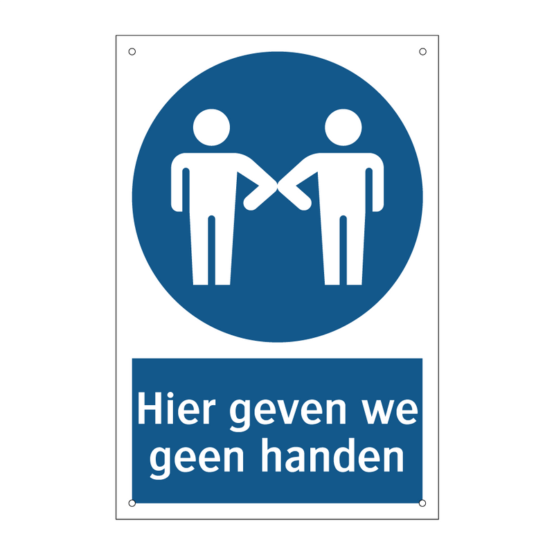 Hier geven we geen handen & Hier geven we geen handen & Hier geven we geen handen