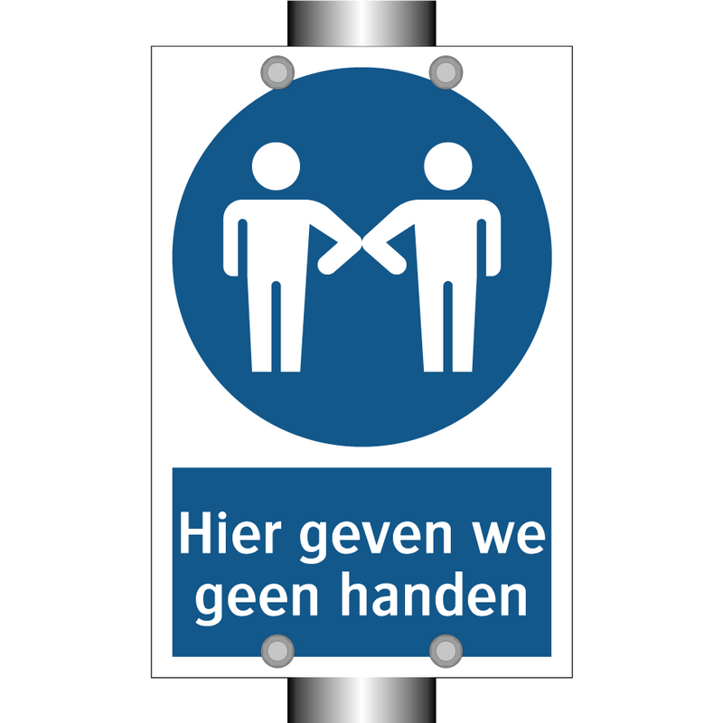 Hier geven we geen handen & Hier geven we geen handen & Hier geven we geen handen